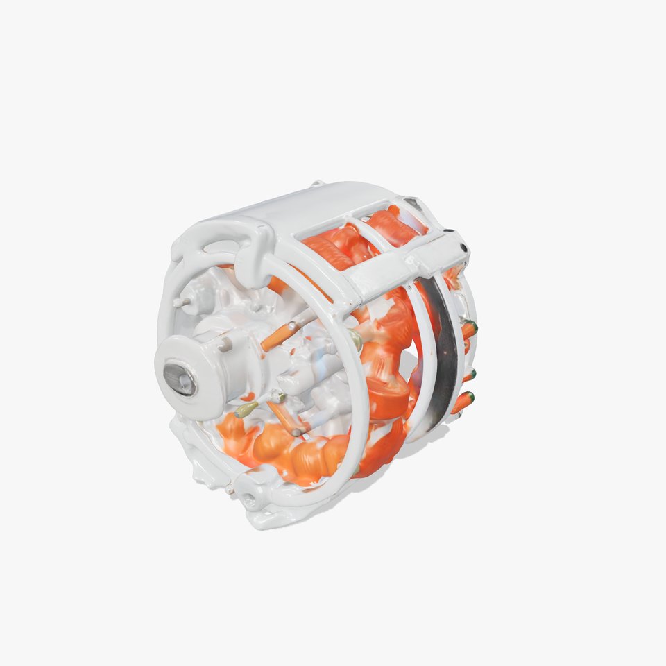 Electric Motor Model Pack  Detailed Mechanical Component